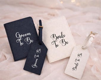Personalized Bride To Be Passport Cover: Hen Party Gift