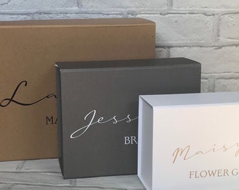 Bridesmaid Gift Box, personalised gift box, Bridal party gifts, Bridal party gift box, Flower girl, Mother of the bride, Bride