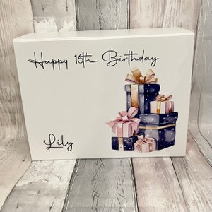 Luxury Personalised Birthday Gift Box, Personalised Birthday Gift Box, Personalised Birthday Gift, Milestone Birthday, Big Birthday
