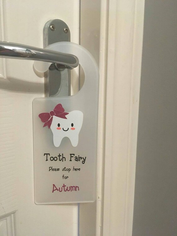 Tooth Fairy Door Hanger Personalized Tooth Fairy Door Hanger