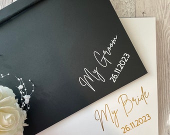 Bolsas de regalo personalizadas para novios: recuerdo de boda