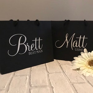 Personalised Groomsmen Gift Bag, Best Man Gift Bag, Groomsmen Gift, Personalised Gift Bag, Personalized Gift