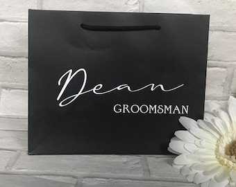 Personalised Groomsmen Gift Bag, Best Man Gift Bag, Groomsmen Gift