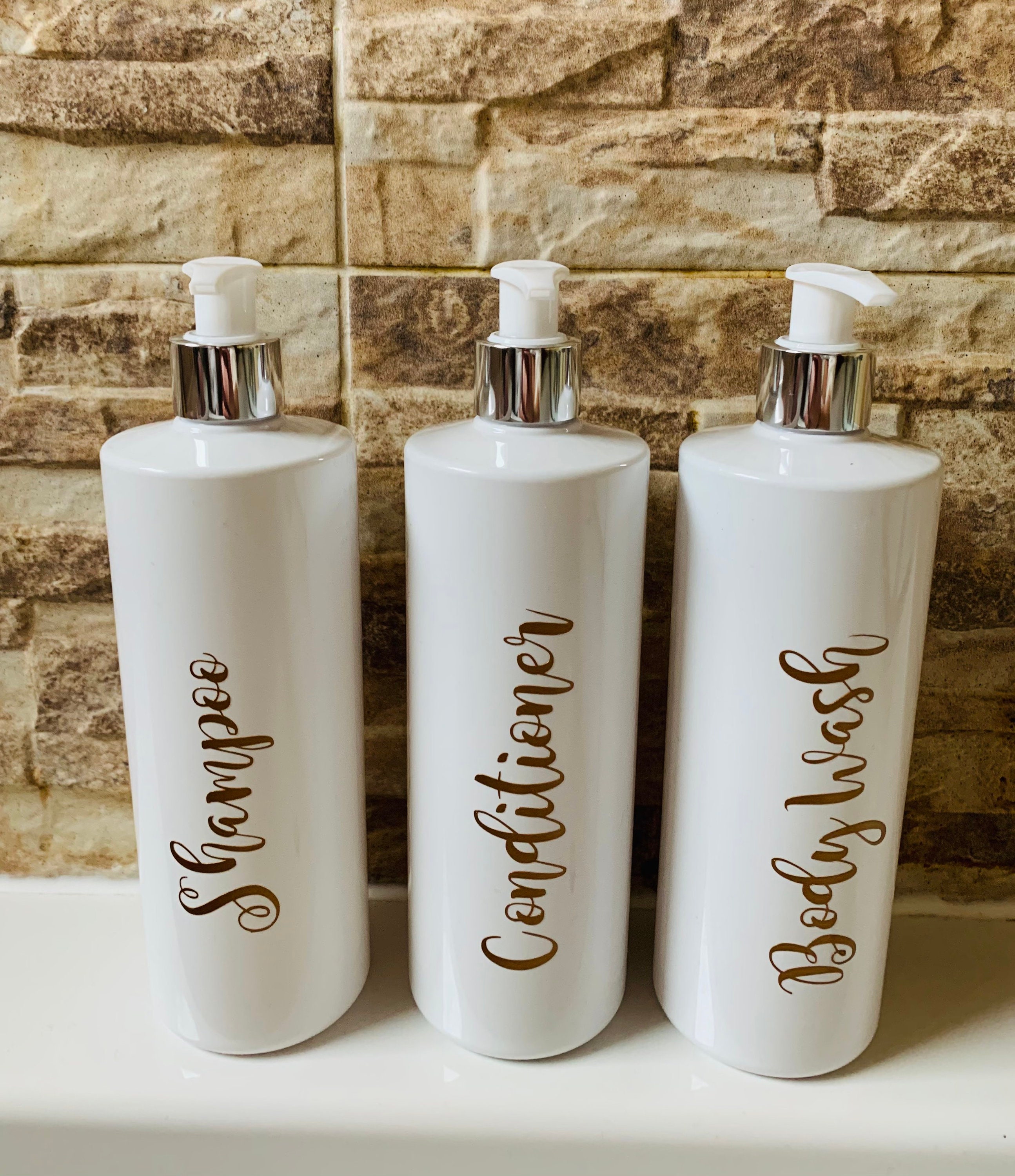 Refillable 500ml Pump Bottles Bathroom Pump Bottles Etsy