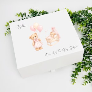 Personalised Big Sister Gift Box: Keepsake Memory Box