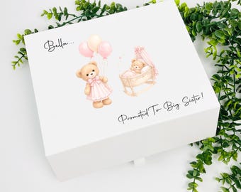 Personalised Big Sister Gift Box: Keepsake Memory Box