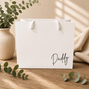 Personalised Fathers Day Gift Bag, Fathers Day Gift Bag, Fathers Day Gift, Personalised Gift Bag, Daddy Gift Bag image 3
