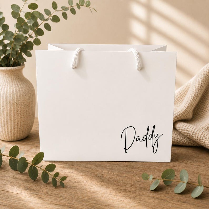 Personalised Fathers Day Gift Bag, Fathers Day Gift Bag, Fathers Day Gift, Personalised Gift Bag, Daddy Gift Bag image 3