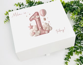 Luxury Personalised Special Birthday Gift Box, Personalised Birthday Gift Box, 1st Birthday Gift, Kids Personalised Gift Box, Personalized