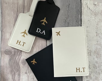 Personalised Passport Covers and Luggage Tag, Luggage, Personalised Passport Holder, Passport Cover, Personalised Luggage, Passport Wallet