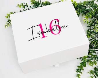 Personalized Birthday Gift Box: Keepsake Memory Box