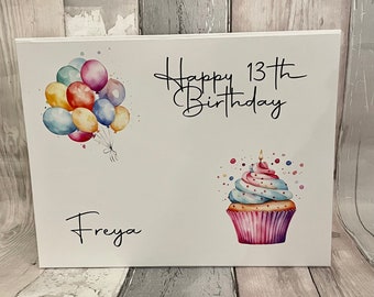 Personalisierte Geburtstag Geschenkbox: Luxuriöses Andenken, Meilenstein Geburtstag