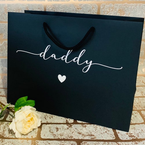 Personalised Fathers Day Gift Bag, Fathers Day Gift Bag, Fathers Day Gift, Personalised Gift Bag, Daddy Gift Bag