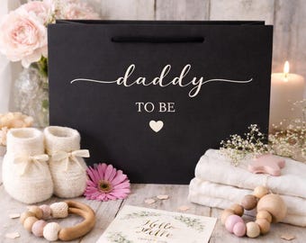 Personalisierte Name Geschenktasche, Daddy To Be Geschenktasche, Geschenktasche für besonderen Anlass, personalisierte Geschenktasche, Daddy To Be Geschenktasche, Vatertagsgeschenk