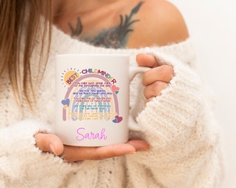 Personalized Childminder Mug: Thank You Gift, End of Term Gift