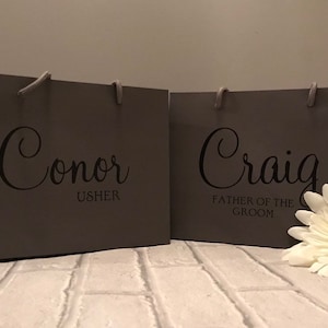 Personalised Groomsmen Gift Bag, Best Man Gift Bag, Groomsmen Gift, Personalised Gift Bag, Personalized Gift image 7