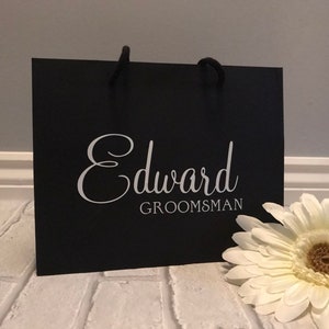 Personalised Groomsmen Gift Bag, Best Man Gift Bag, Groomsmen Gift, Personalised Gift Bag, Personalized Gift image 8