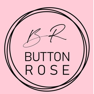Puede incluir: Un logotipo en blanco y negro con un c&iacute;rculo y el texto "B-R BUTTON ROSE" en su interior.