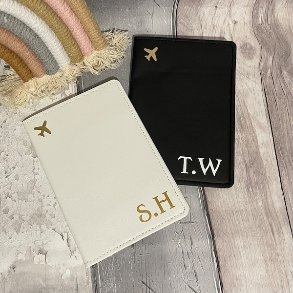 Personalised Passport Covers, Personalised Passport Holder, Passport Cover with initials, Personalised Luggage, Travel, Passport Wallet