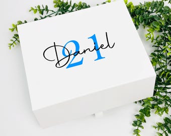 Personalized Birthday Gift Box: Keepsake Memory Box