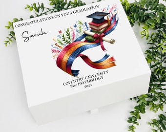 Personalized Graduation Keepsake Box: College University Gift