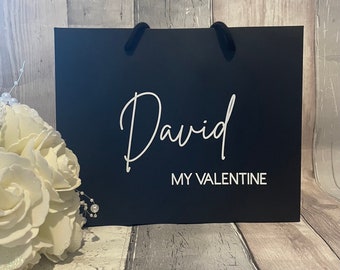 Personalized Valentine's Gift Bag: Keepsake Special Occasion Bag