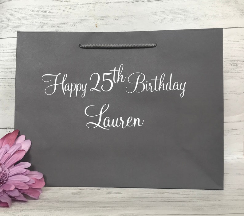 Personalised Birthday Gift Bag Birthday Gift Bag Special Etsy UK