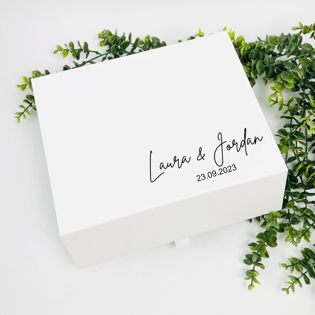 Luxury Personalised Wedding Day Gift Box