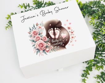 Personalised Name Baby Shower Gift Box, Baby Shower Gift Box, Special Occasion Gift Box, Personalised Gift Box