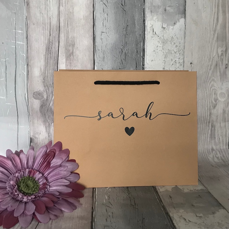 Personalised Name Gift Bag Birthday Gift Bag Special Etsy