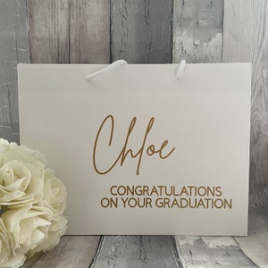 Personalised Graduation Gift Bag, Graduation Gift Bag, Special Occasion Gift Bag, Personalised Gift Bag, Leavers Gift Bag, University Gift