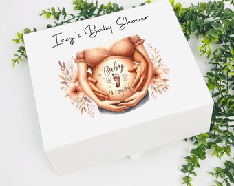 Personalised Name Baby Shower Gift Box, Baby Shower Gift Box, Special Occasion Gift Box, Personalised Gift Box