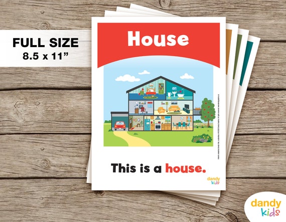 Rooms in a House – ESL Flashcards