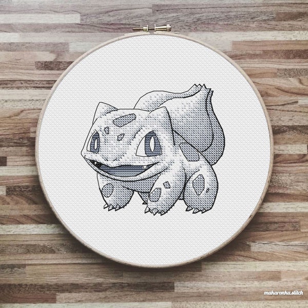 Bulbasaur, Pokemon, kruissteekpatroon PDF