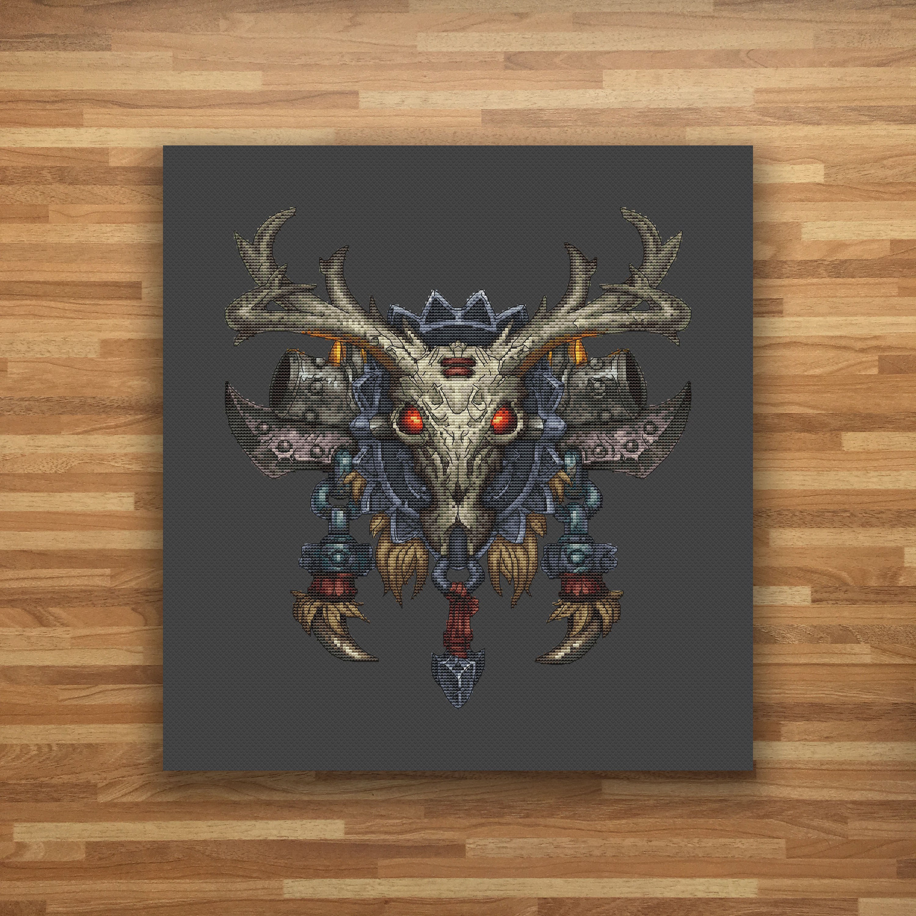 World of Warcraft, Hunter's Crest, Hunter WoW, Cross stitch pattern PDF