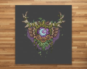 World of Warcraft, Druid Crest, Cross stitch pattern PDF