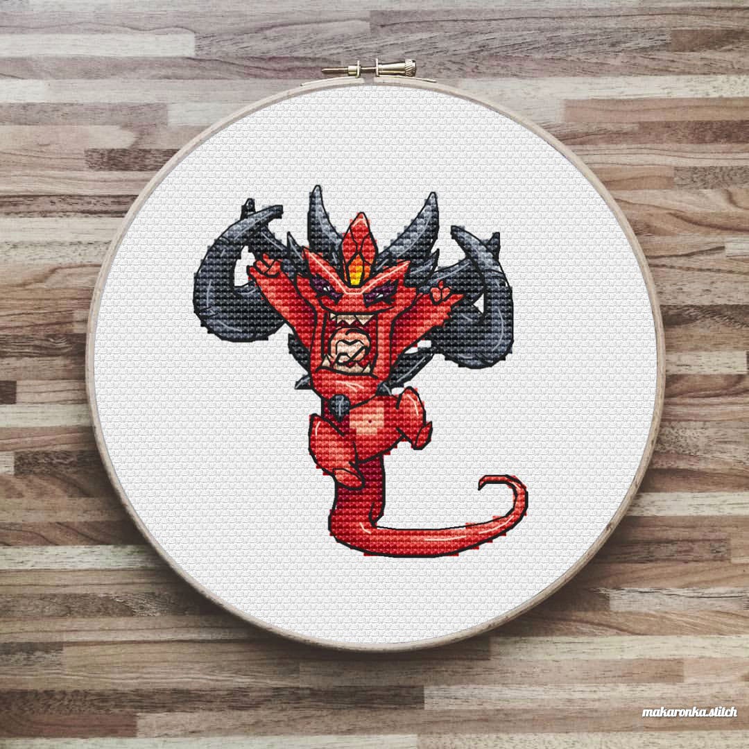 Diablo, Little Evil, Devil, Game, Cross Stitch Pattern PDF - Etsy
