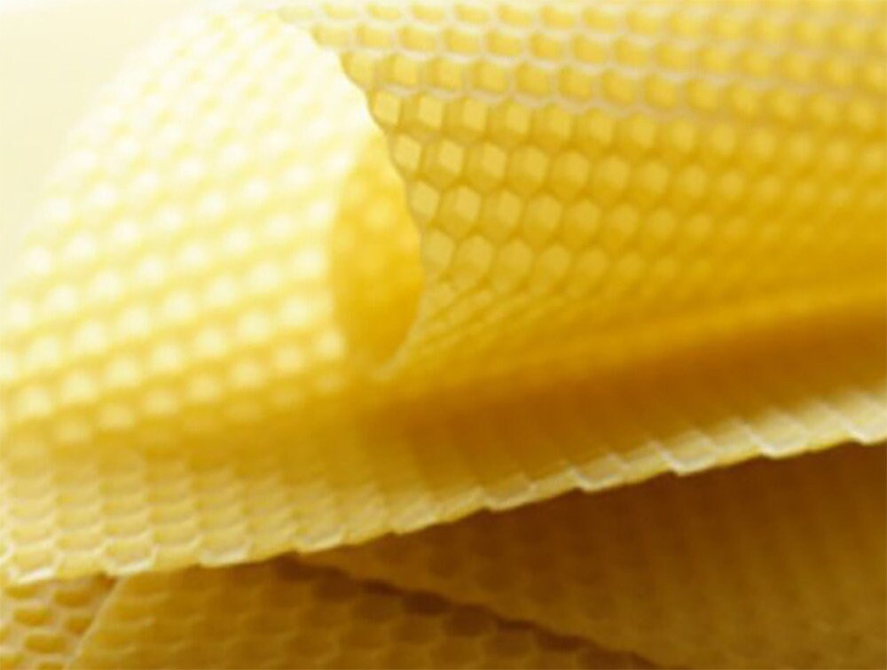 Beeswax Foundation Beehive Wax Frames Base Sheets Bee Comb Honey Frame 15 Sheets