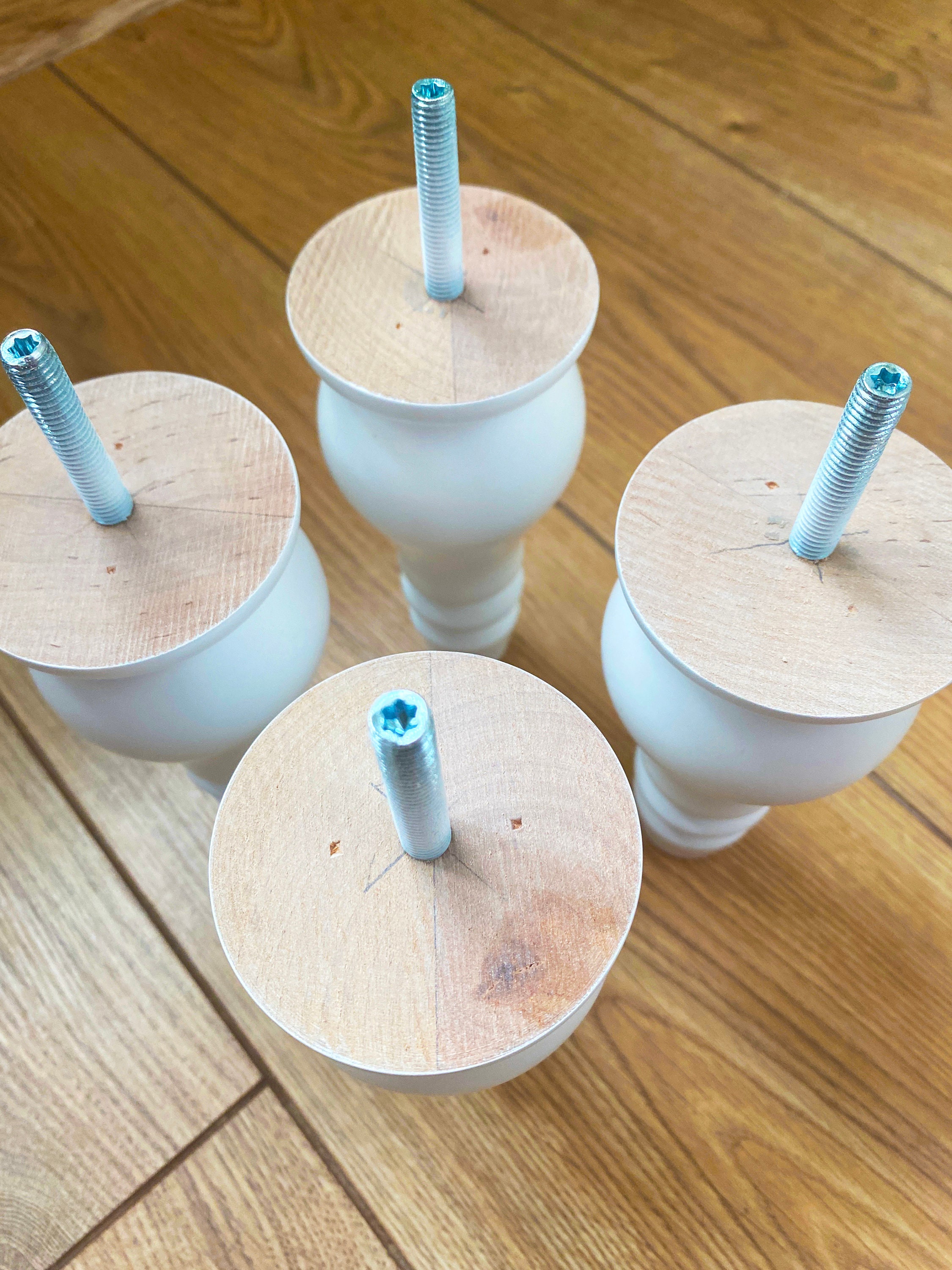 4 x taps toelopende houten been set voor kasten banken Etsy