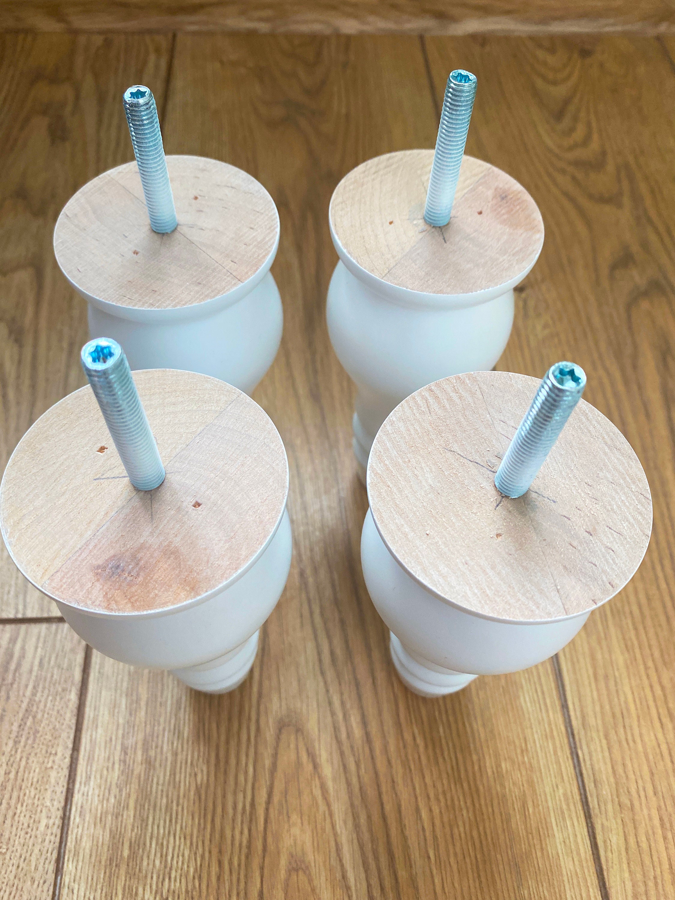 4 x taps toelopende houten been set voor kasten banken Etsy