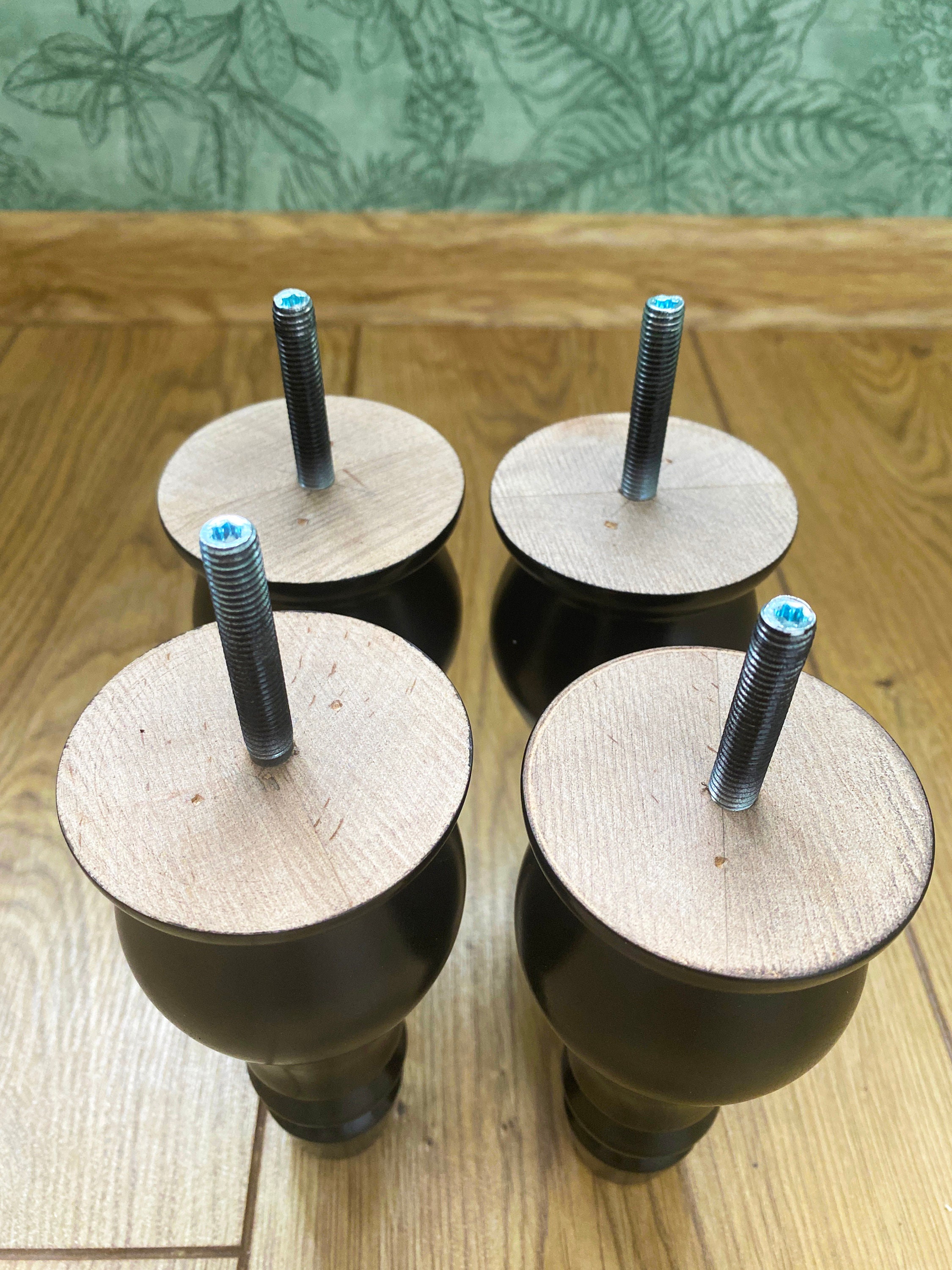 4 x taps toelopende houten been set voor kasten banken Etsy