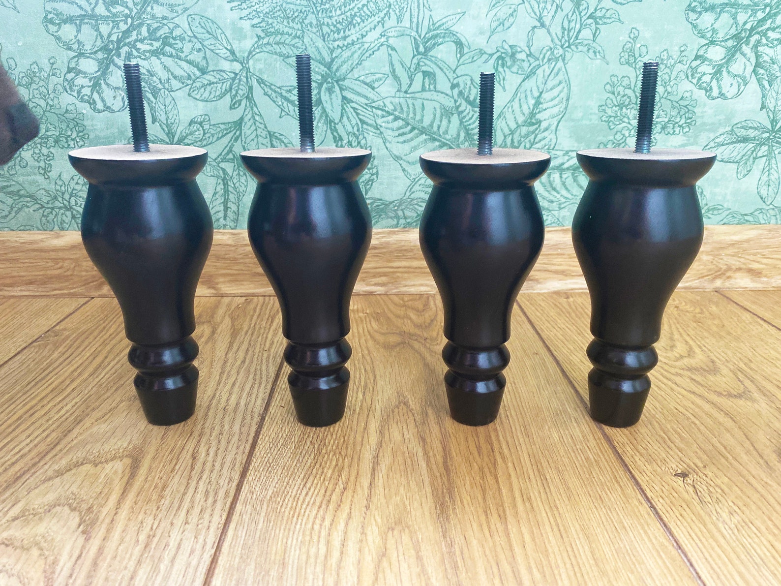 4 x taps toelopende houten been set voor kasten banken Etsy