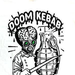 DOOM KEBAB Screenprinted T-SHIRT image 1