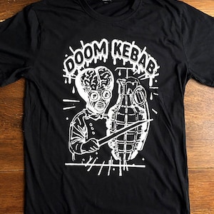 DOOM KEBAB Screenprinted T-SHIRT image 3