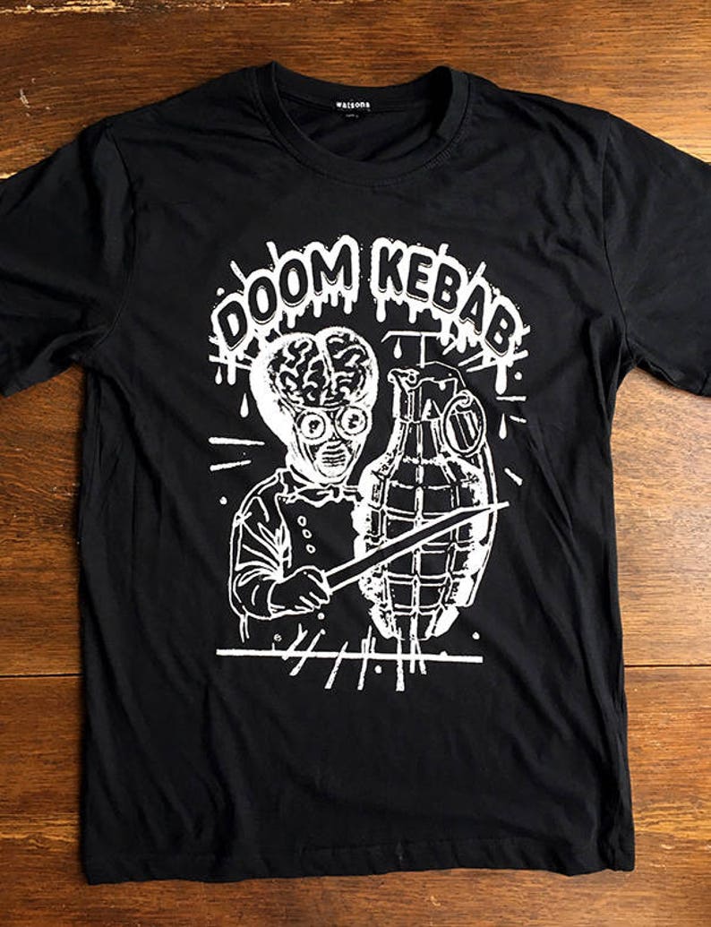 DOOM KEBAB Screenprinted T-SHIRT image 3