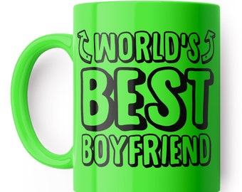 Taza de la flecha del mejor novio del mundo: taza de café divertida, regalo para el día de San Valentín o el aniversario del novio