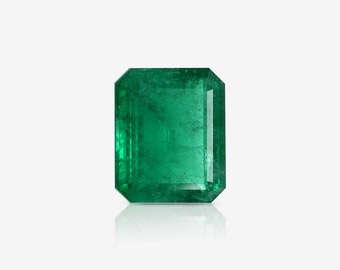 11.58 Carat Green Color Natural Diamond Gemstone Emerald Cut IGL Certified Handmade Fine Jewelry Precious Birthday Gift for Women Minimalist