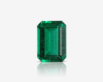 Esmeralda natural certificada GRS de 2,50 ct, corte, color, claridad, joyería para mujer, conjunto de lote, solitario genuino, mejor oferta de precio, regalo raro