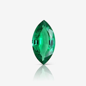 2.61 Carat Natural Loose Vivid Green Emerald Marquise ICA Certified Real Emerald Precious Stone, Rare Gift For Her, For Personalized Jewelry