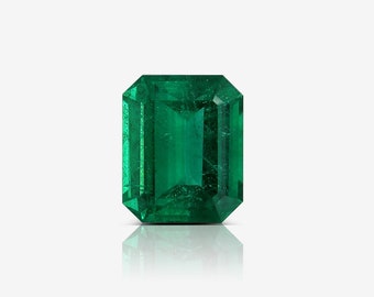 4.61 Carat Loose Natural Emerald, Vivid Green Color Emerald Shape, GRS Certified (2022-097211), Real Emerald, Precious Stones, Gift For Her